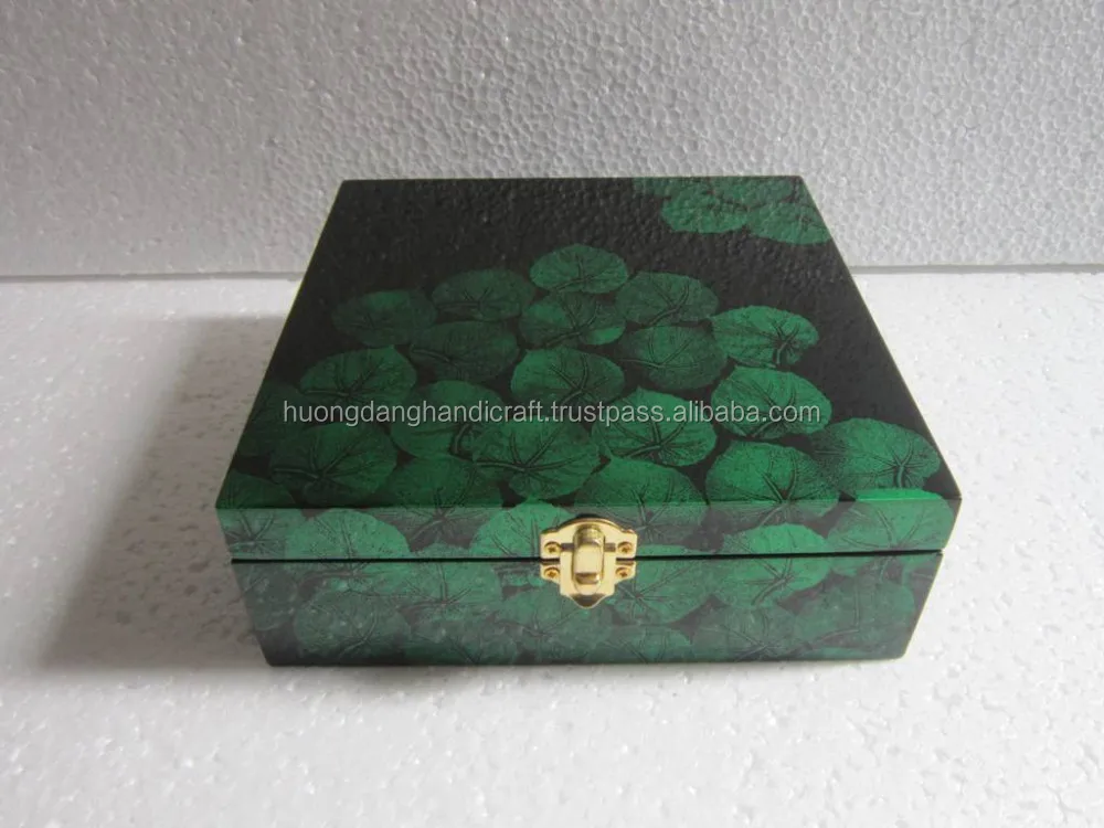 supplying high quality lacquer box/ jewelry box/wooden box with 100% handicraft and natural materials