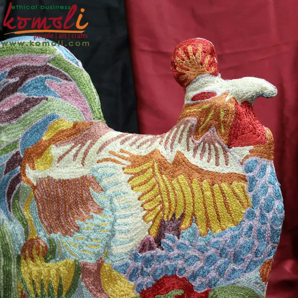 rooster design tpot cover embroidery (3)