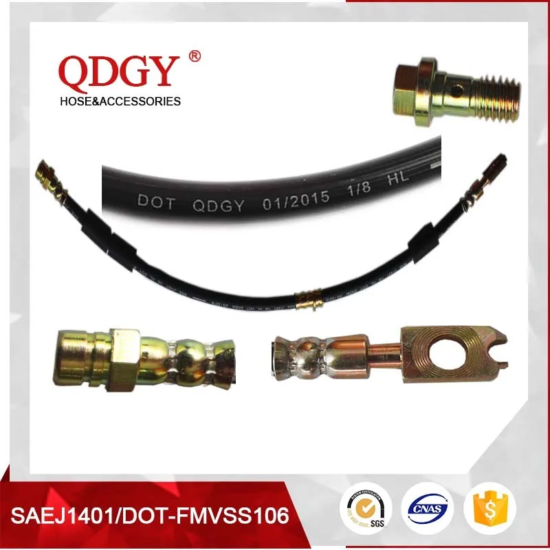 Dot Sae J1401 1/8 Hl Flexible Oem Rubber Brake Hose Supplier - Buy ...