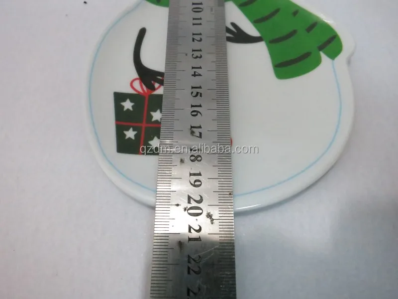 Melamine Xmas Snowman plate Christmas Dishes