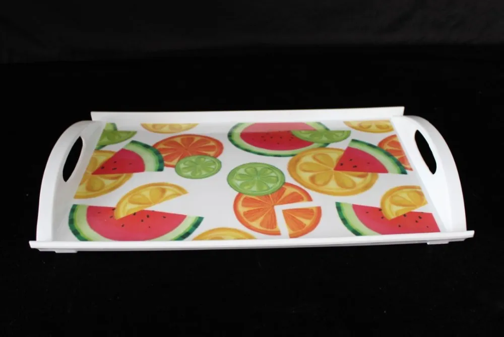 15.6inch melamine watermelon tray