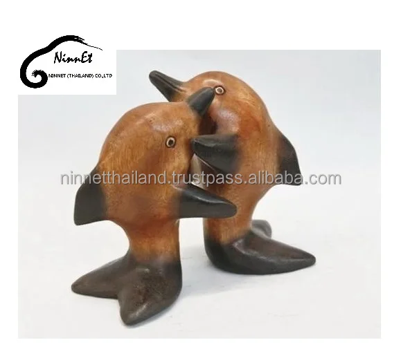 wooden dolphin