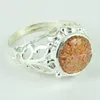 Cute !! Red Sun Sitara 925 Sterling Silver Ring, Silver Jewelry India, Silver Jewellery Wholesaler
