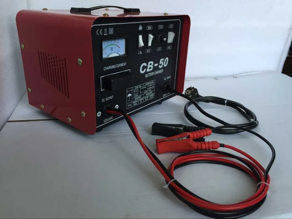 Cb60(big Size) Portable 12/24v Battery Car Battery Charger Machines For Sale For Small Business