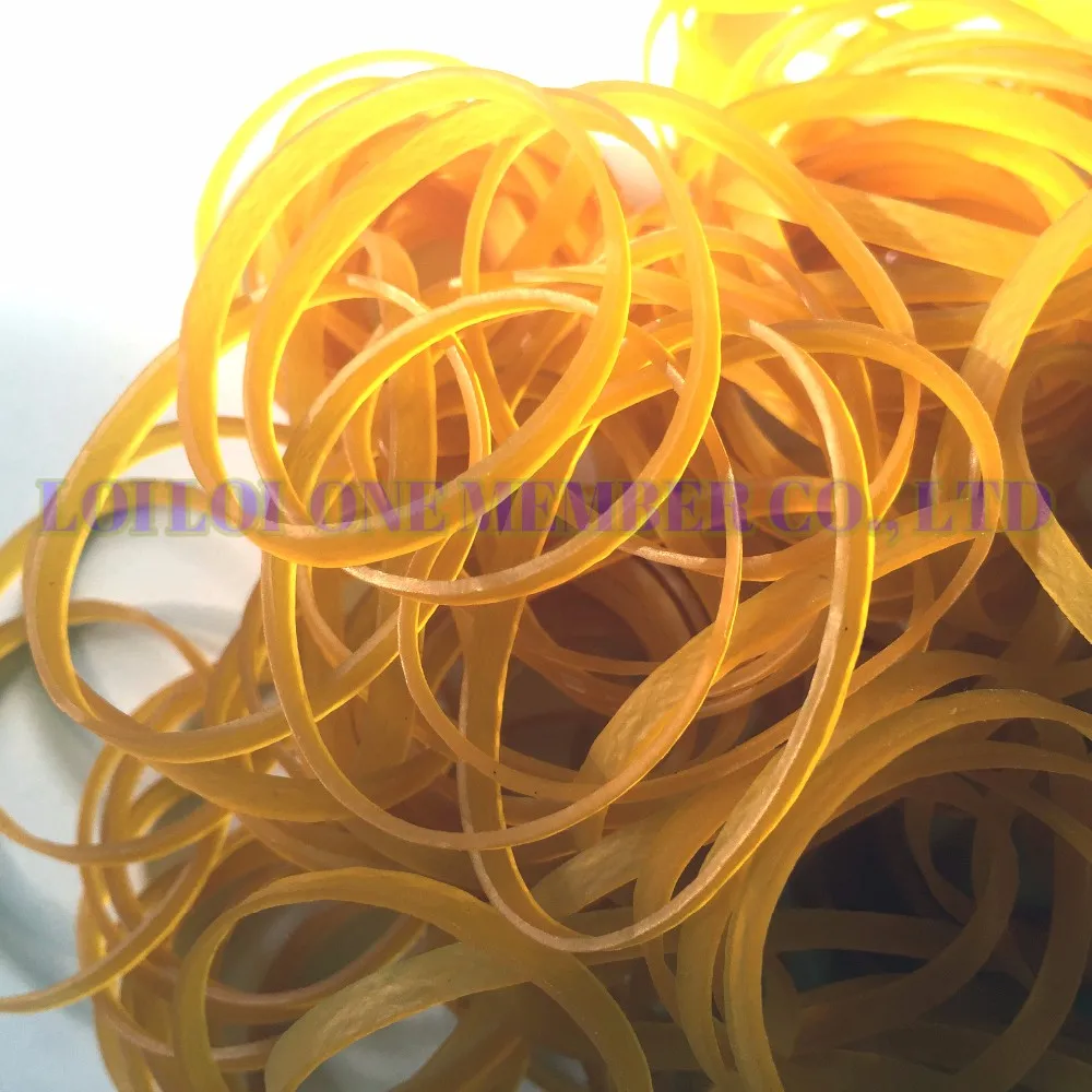 40*3mm Clear Color Strong Industrial Rubber Band Strong Extra Rubber