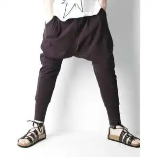 drop crotch sweatpants mens