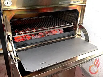 Four À Charbon Professionnel Buy Fours De Cuisson Combinaison Grill Four À Pizza Barbecue Avec Four À Pizza