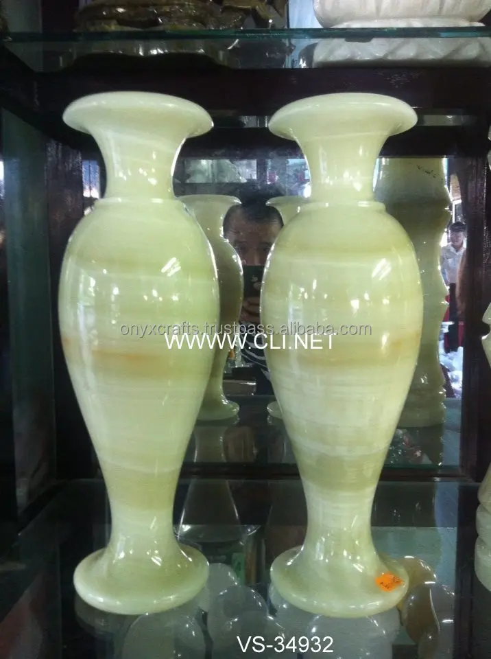 Light Green Onyx Chinese Style Flower Vases Buy Large Flower