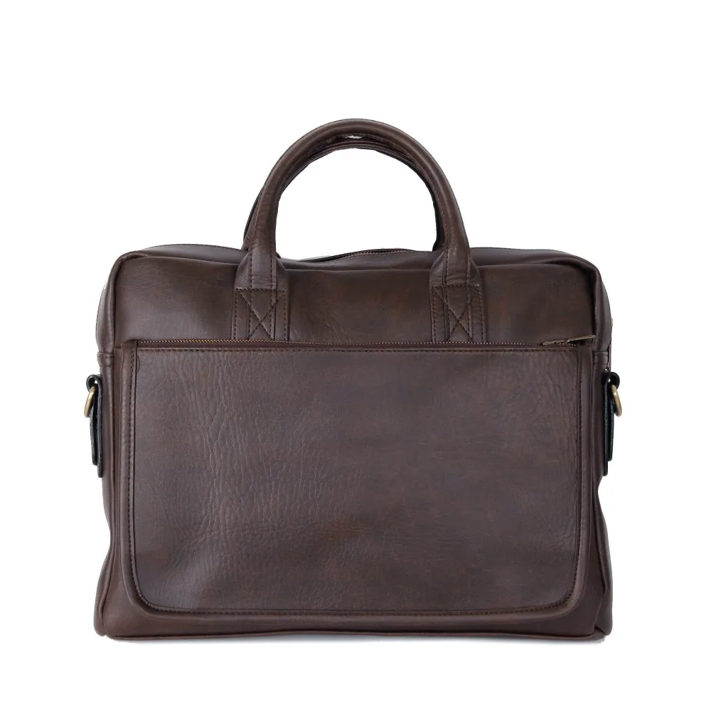Latest High Quality Men's Leather Bag With Zipper Closure Buy Genuine