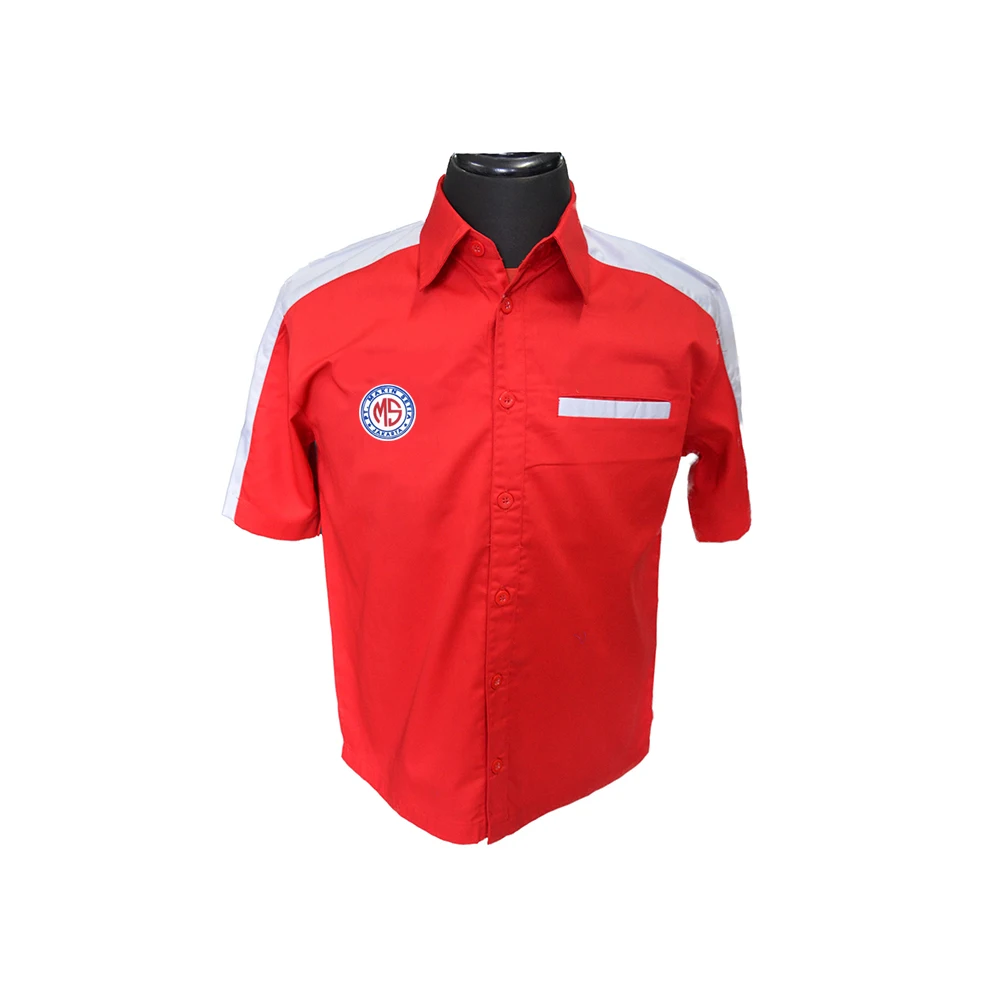 
Sales Uniform Short Sleeve Shirt with one pocket 