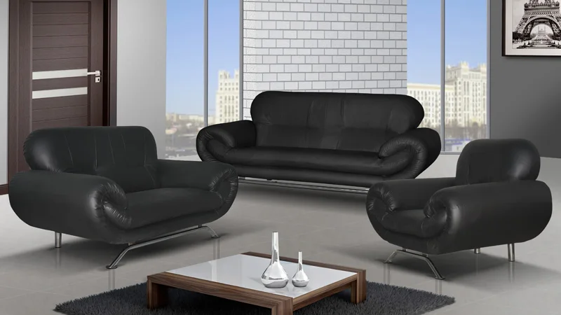 Nina 3 2 1 Seater Leather Sofa Product On Alibaba