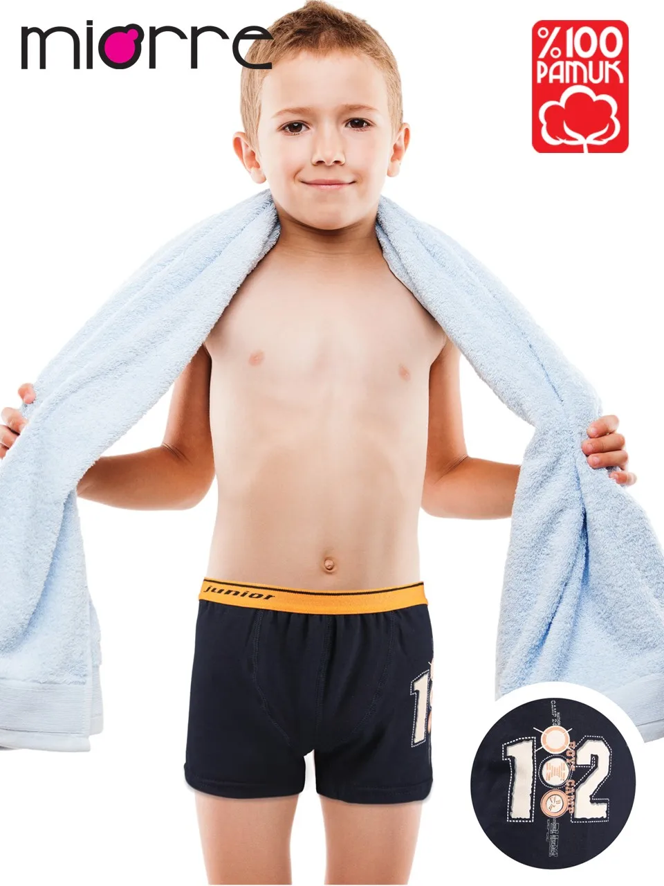Miorre Kids Boy Underwear 100 Cotton & Patterned Boxer Brief Buy