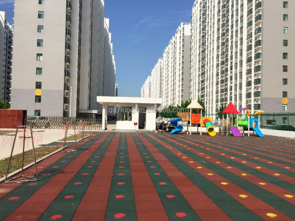  Stock sales outdoor rubber flooring / outdoor gym mat with factory price