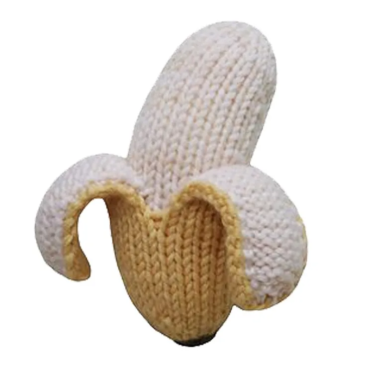 Cotton knitted plush vegetables and fruits toys