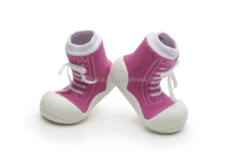 purple infant socks