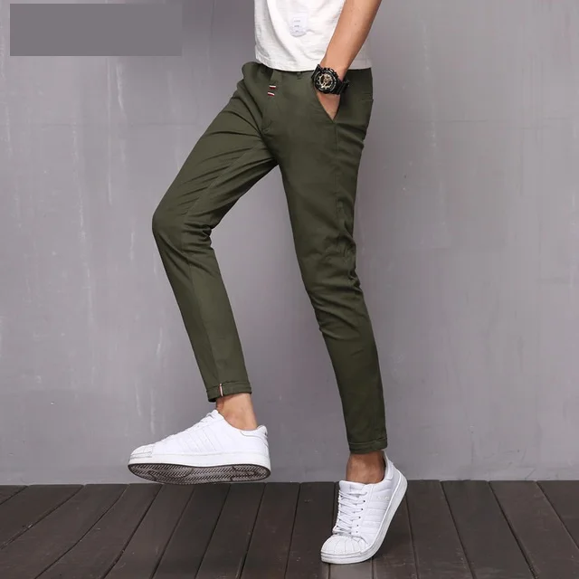 slim fit chinos pants