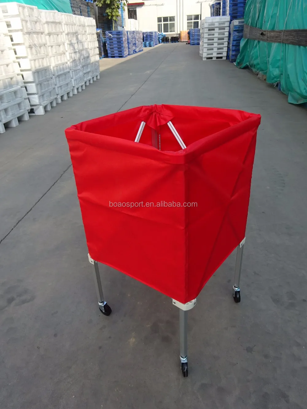 Outdoor Portable Steel Frame  football volleyball basketball Tennis Ball Cart  Carrier