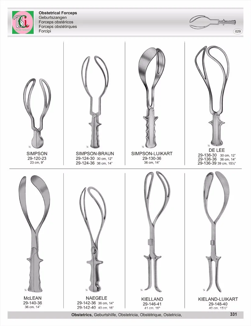 Simpson Obstetrical Forceps & Mc Lean Obstetrical Forceps - Buy ...