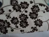 Black color digital printed cotton fabirc / india best design pattern fabric