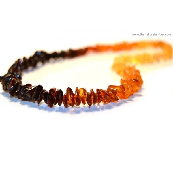 17.7 inches , Cherry 45 cm AmberJewelry Amber Necklace for Adults Made from Genuine Baltic Amber Beads