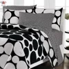 black and white wedding cotton bedsheets/bedsheet products fashion lace bedsheets jaipuri design bed sheet