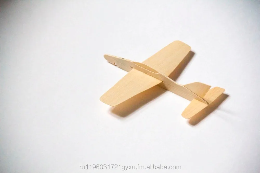 wooden glider plane