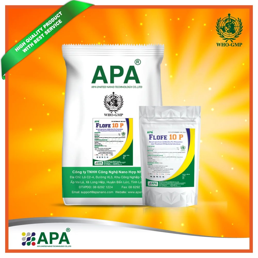 Poultry Feed Additive With Florfenicol 10 Poultry Premix Apa Flofe