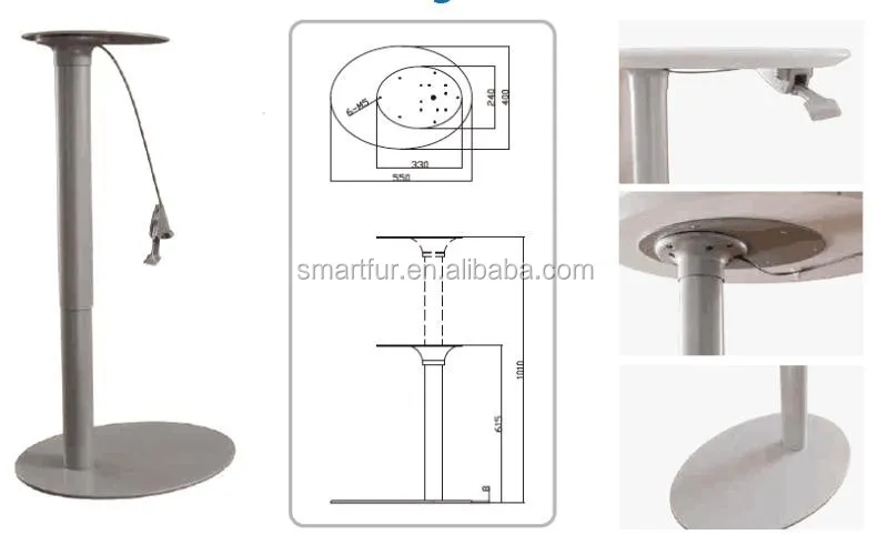 Основание для стола с регулировкой высоты