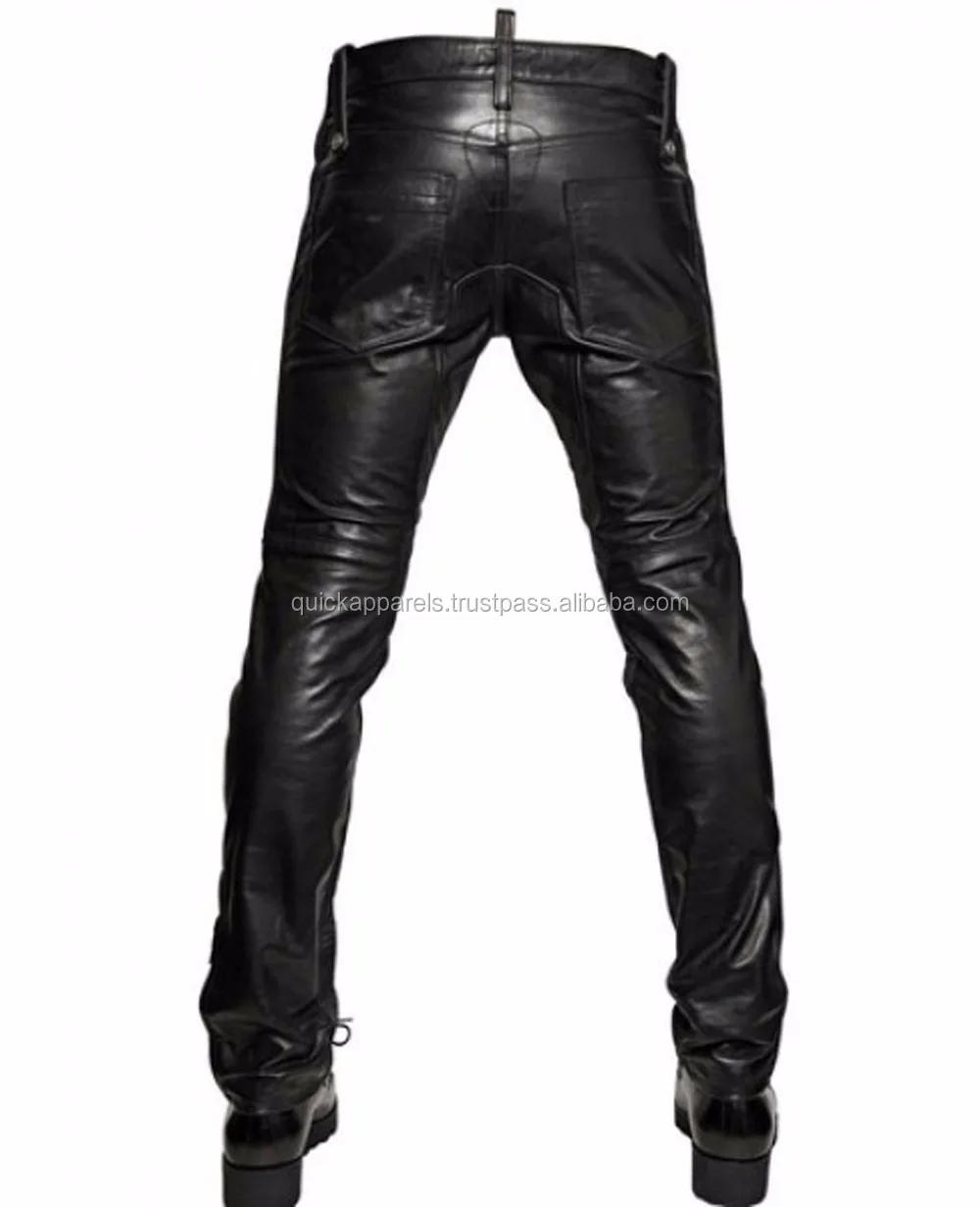 High Quality For Fashion Genuine Leather Pants With Tight Leather Pants ...