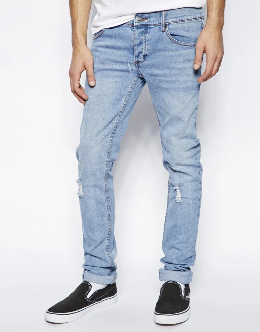 narrow style jeans