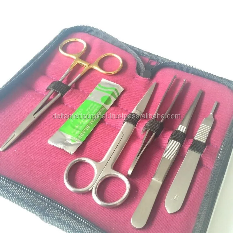 Suture Kit Suture Set Suture Pack Veterinary 6 Pieces Surgical Vet