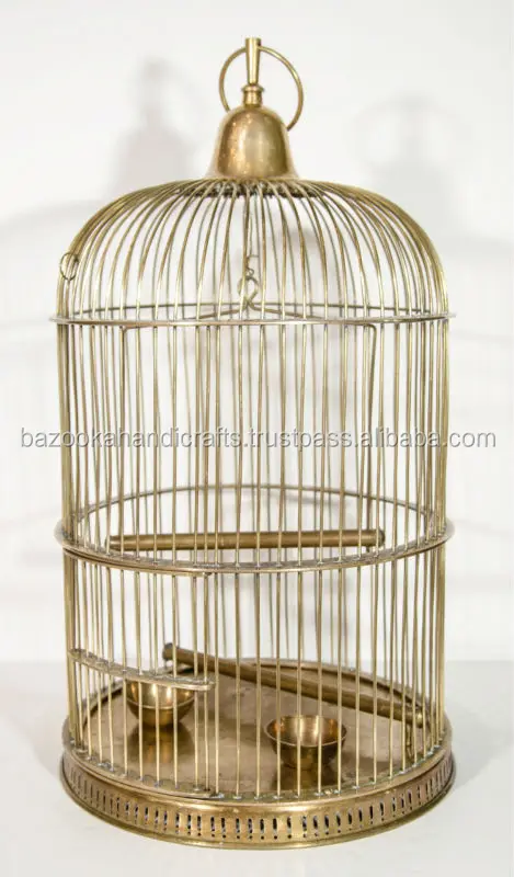 Golden Bird Cage Decorative Metal Bird Cage Antique Bird Cage