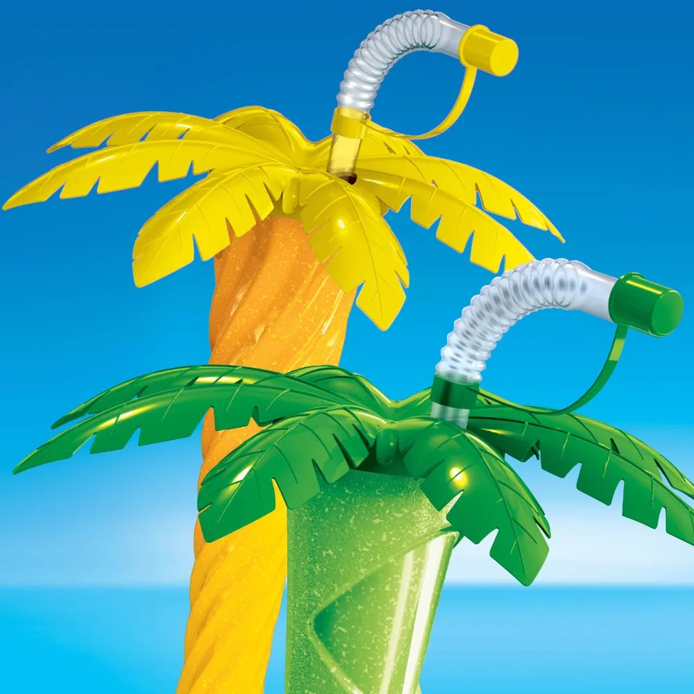 Palm Cup Novelty Slush Cup 17 Oz./500 Ml Yard Cup Palm Tree Pet