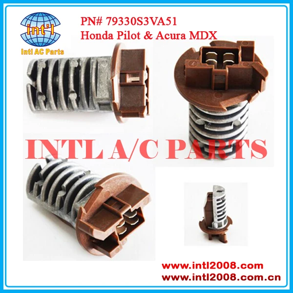 4 PINS HVAC fan Blower Motor Resistor For Honda Pilot Acura MDX 3.5L OEM# 79330-S3V-A51 79330S3VA51 79-330S-3VA51