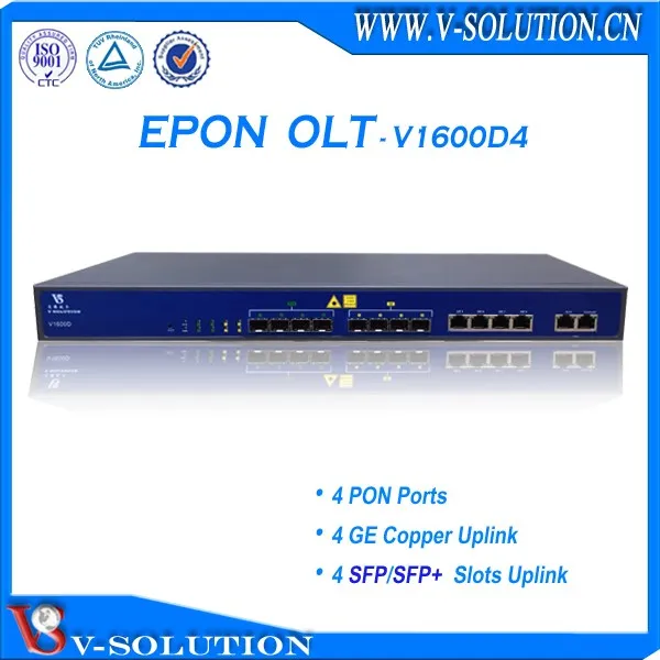 Hot sells good quality 4PON compatible standard EPON ONU OLT optical line terminal