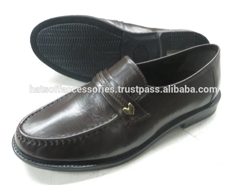 Simple Design Leather Dress Men's Shoe 