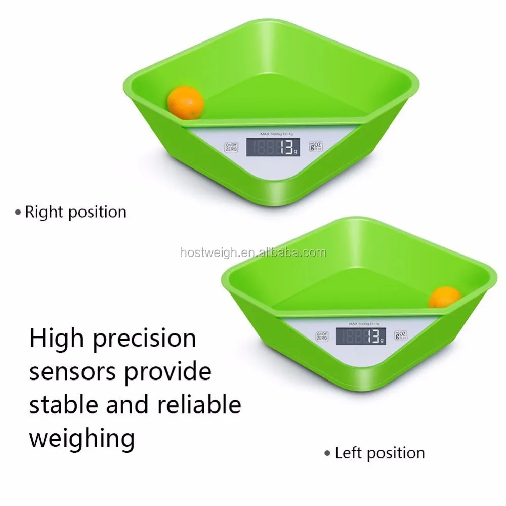 Digital Kitchen Removable Measuring Jug Bowl With Built In Scale Lcd