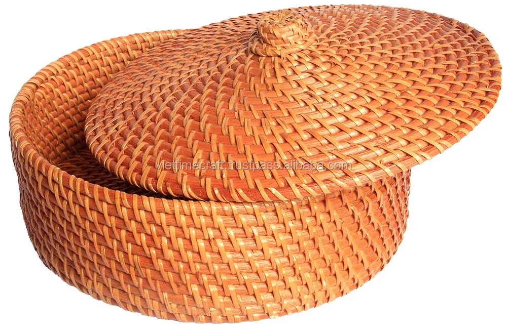 Round Rattan Basket/rattan Basket Malaysia/ Natural Color Buy Rattan Basket,Rattan Basket