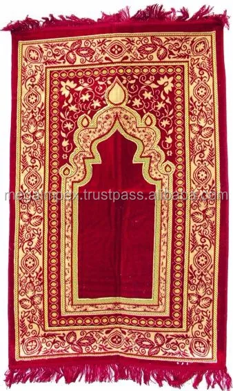 2018 Wholesale New Design Praying Rugs Prayer Mats For Muslims