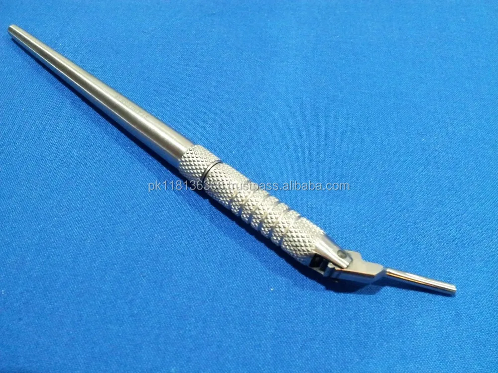 Deluxe 7-Position Adjustable Round Scalpel Handle #3, Stainless