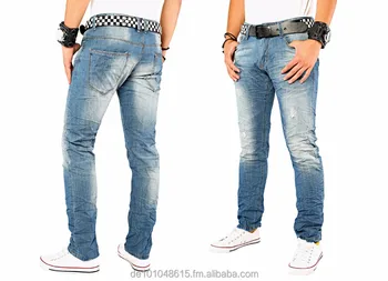 mens designer blue jeans