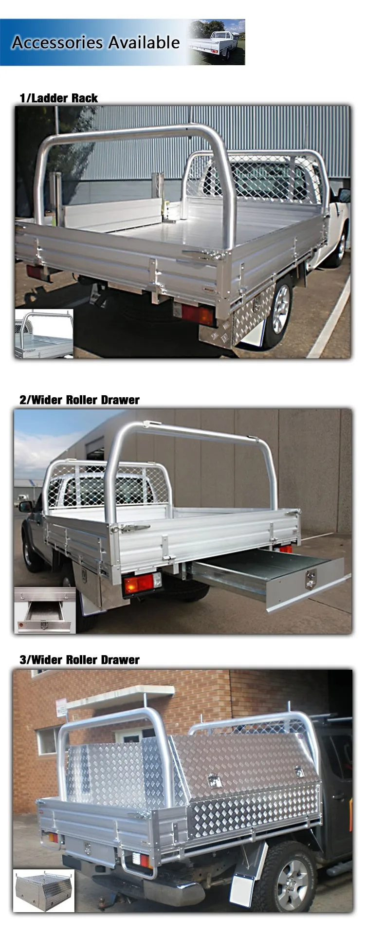 Aluminum Ute Tray With Tool Boxes For Sale Buy Ute Tray,Ute Tray For
