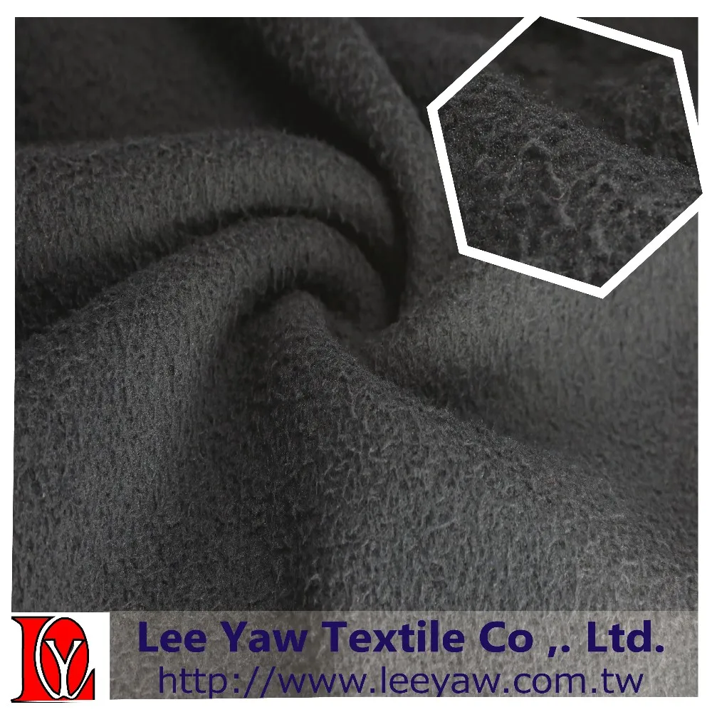 100 Polyester Microfiber Cashmere Pile Fleece Fabric With Softer And