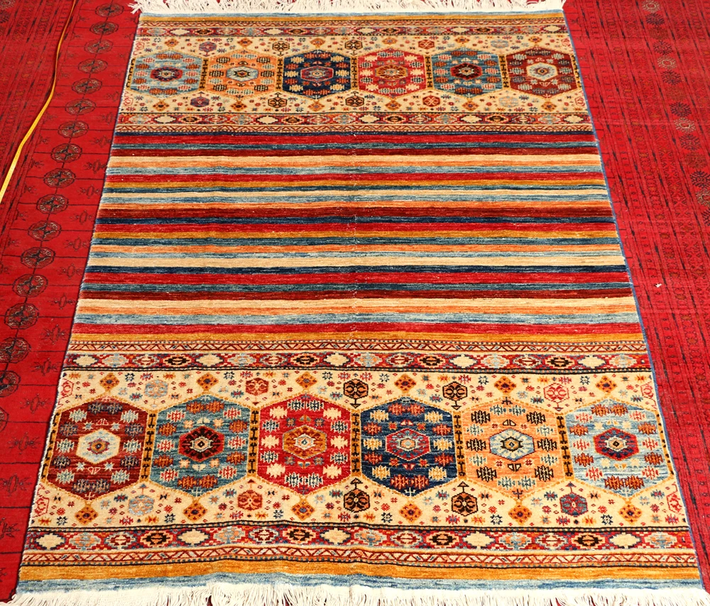 Khorjin Rug Afghan Handknotted New Woolen Carpets Rugs And Khorjin Rug Afghan Handknotted