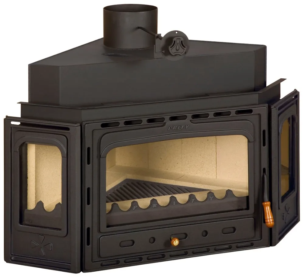 Wood Burning Fireplace Insert For Corner Installation Prity Atc Buy