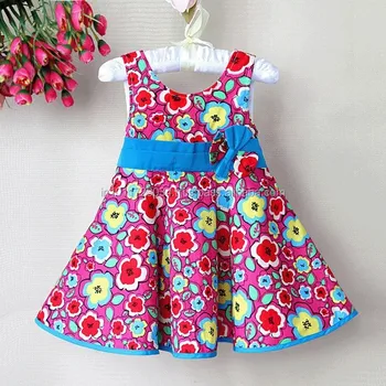 printed party frocks