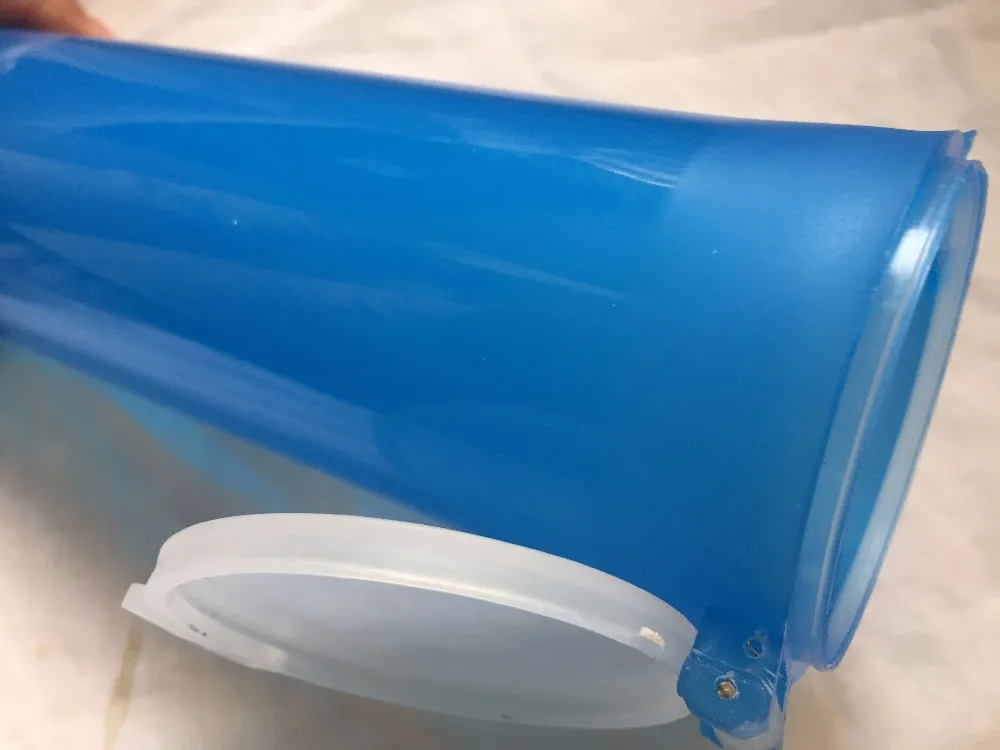 New Blue Clear 100 Rounds Paintball Pod With Easy Opening Position