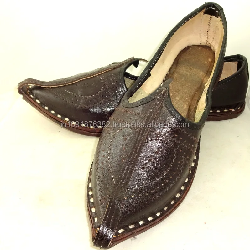 leather jutti for man