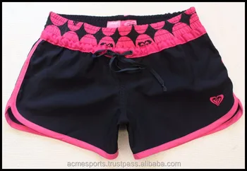 womens hot pink swim shorts