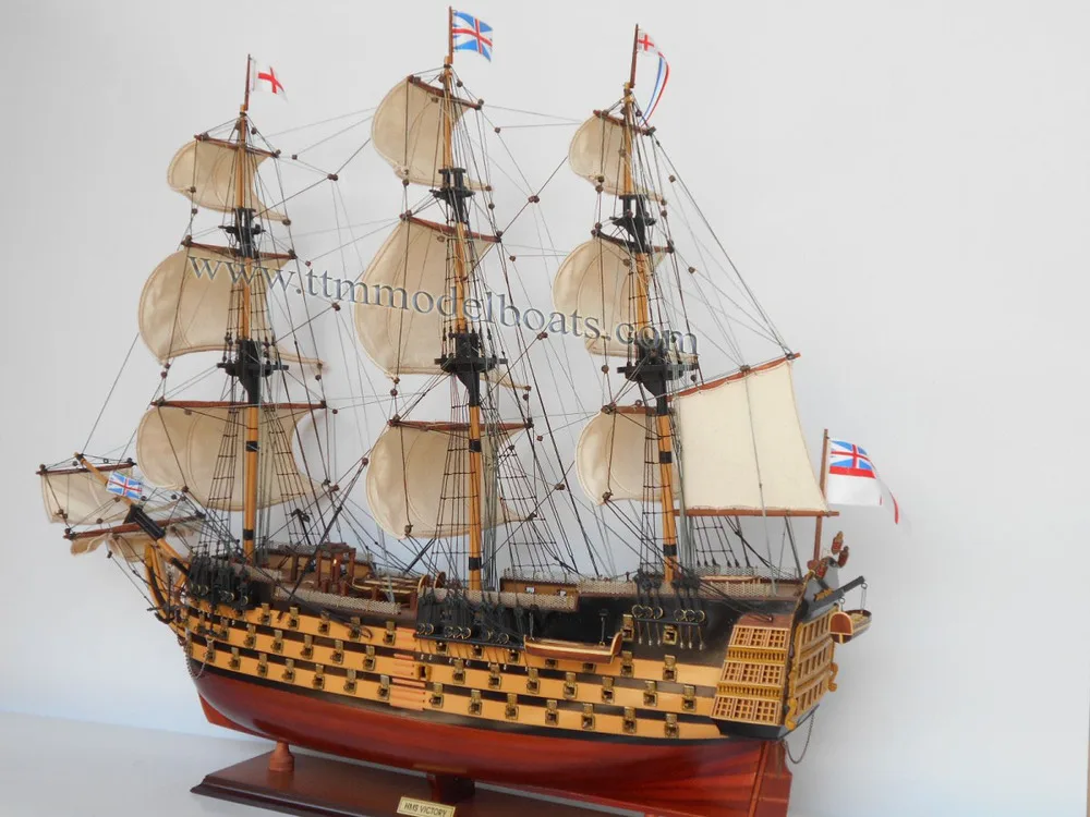 Hms Victory Painted Wooden Boat Models For Sale - Buy ...